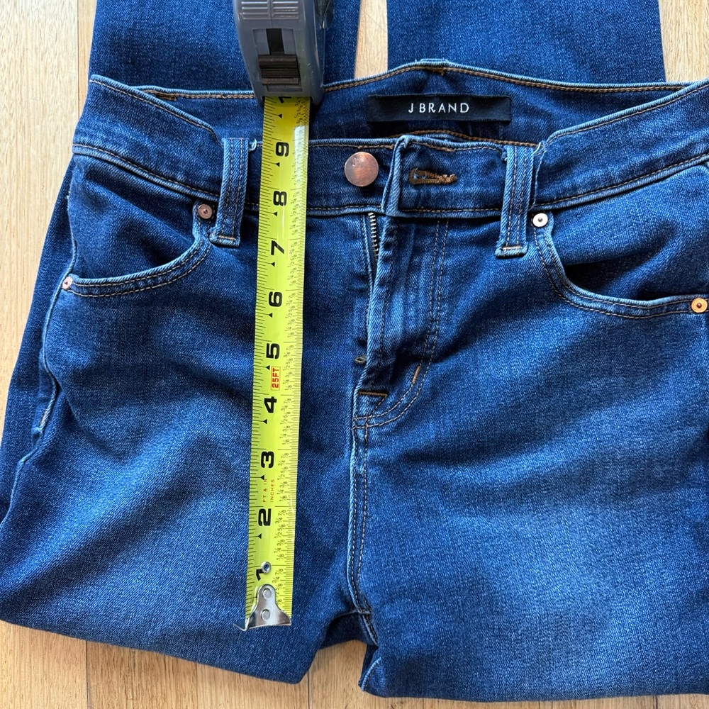 J Brand Blue Skinny Jeans Sleek Fit Size 24 - Picture 4 of 5